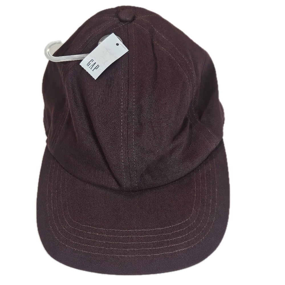 GAP Hat Cap Strap Back One Size Brown‎ Cotton Twill Casual Adjustable Mens New